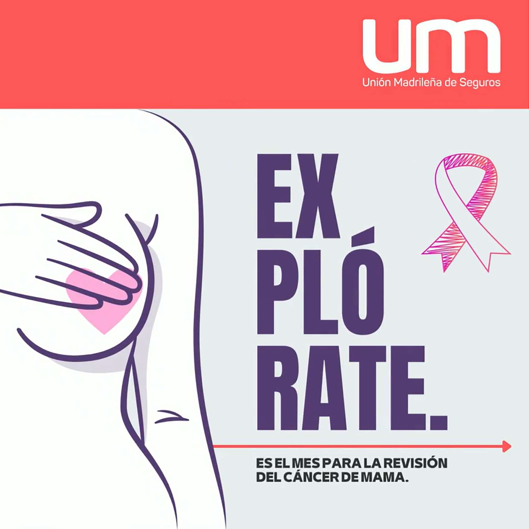 EXPLÓRATE - Es el mes para la revisión del cáncer de mama