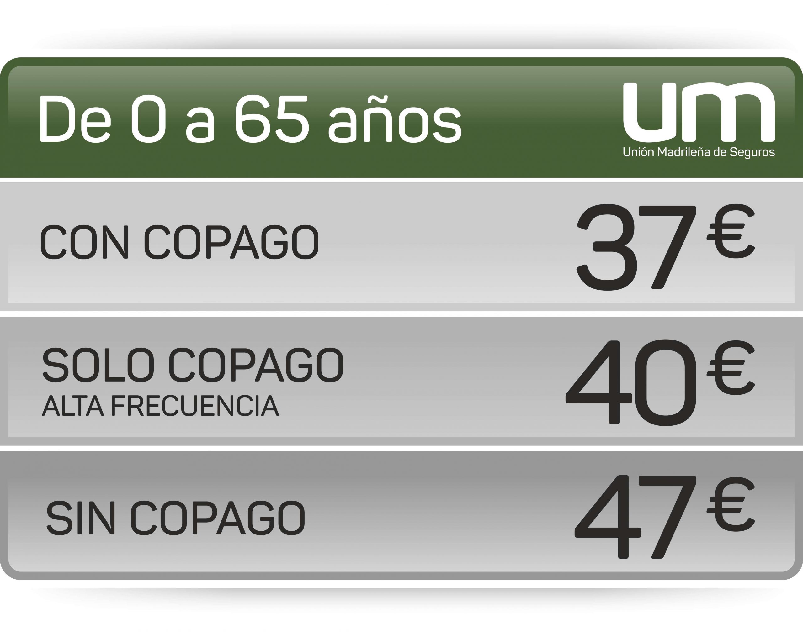 Oferta especial para socios y familiares del CB Tres Cantos - Union  Madrileña. Seguros de salud, dental y decesos